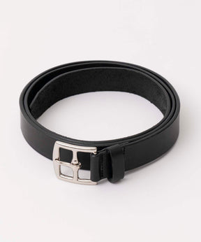 25mm Width Plain Leather Long Belt