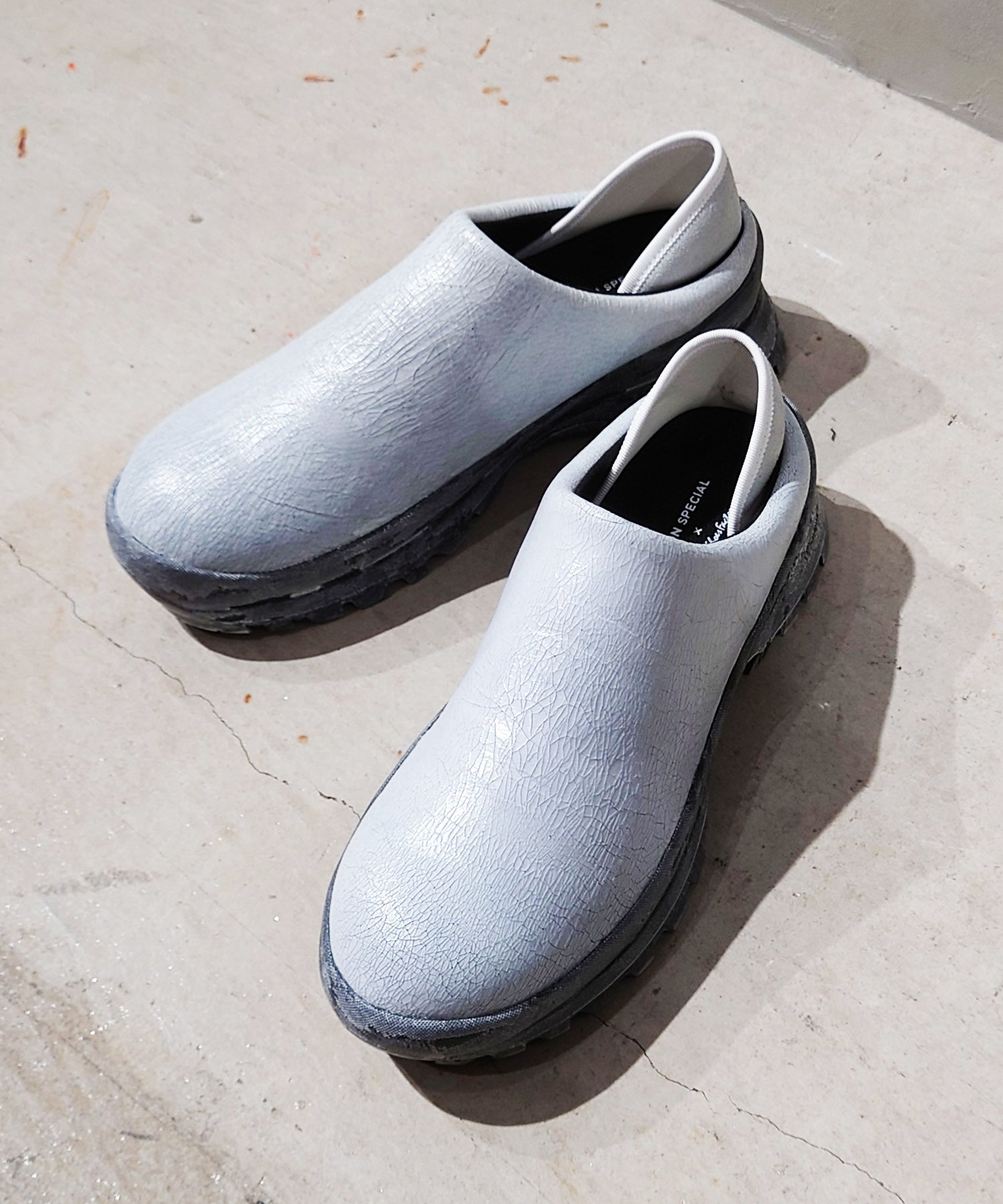 【SPECIAL SHOES FACTORY COLLABORATION】Vibram Sole Slip-Ons Type  Sneaker Made In TOKYO