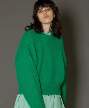 【SALE】Many Color Shaggy Knit Pullover