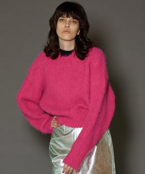 【SALE】Many Color Shaggy Knit Pullover