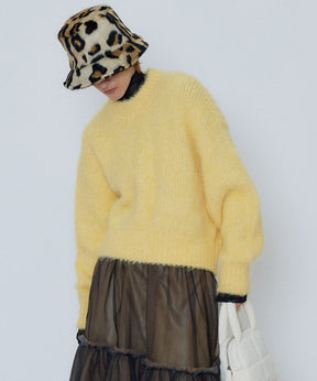 【SALE】Many Color Shaggy Knit Pullover