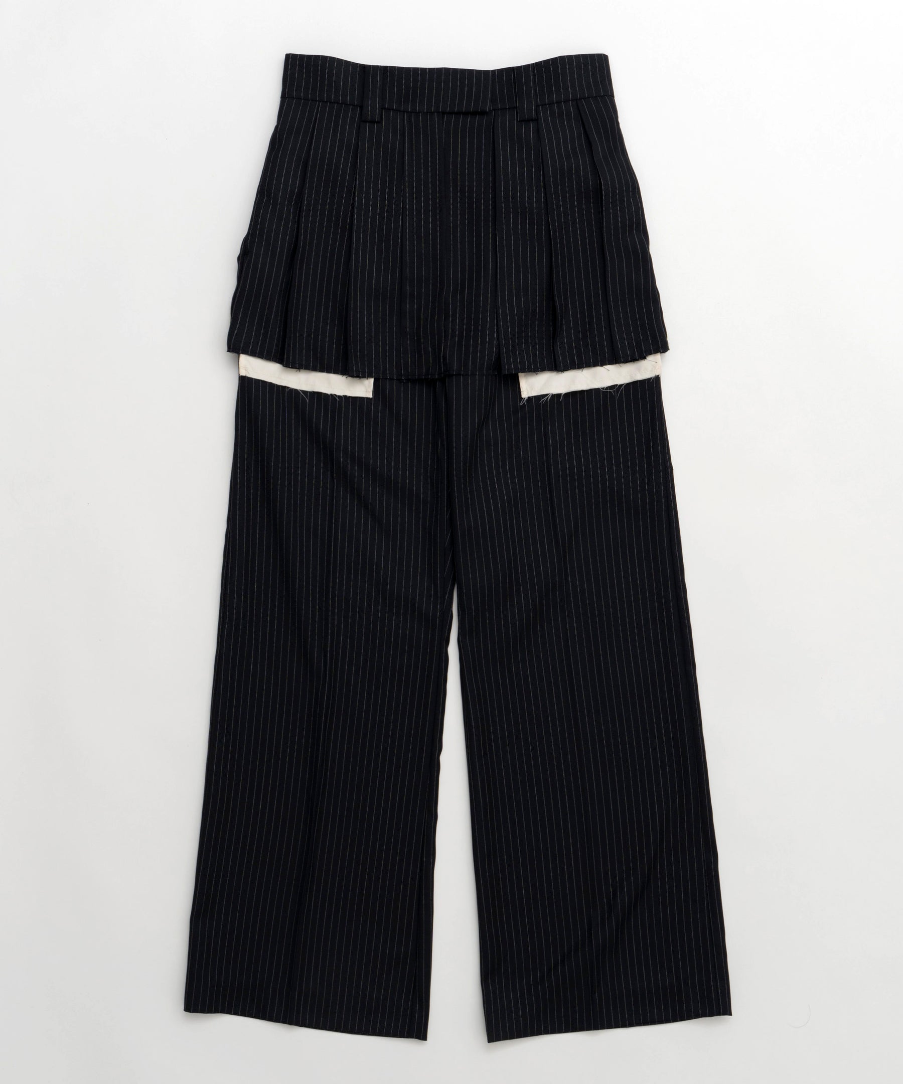 Box Pleated Skirt Pants