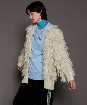 【SALE】Shaggy Fringe Hand Cardigan