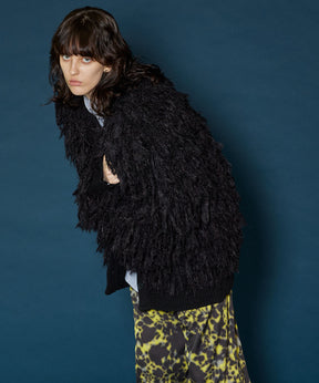 【SALE】Shaggy Fringe Hand Cardigan