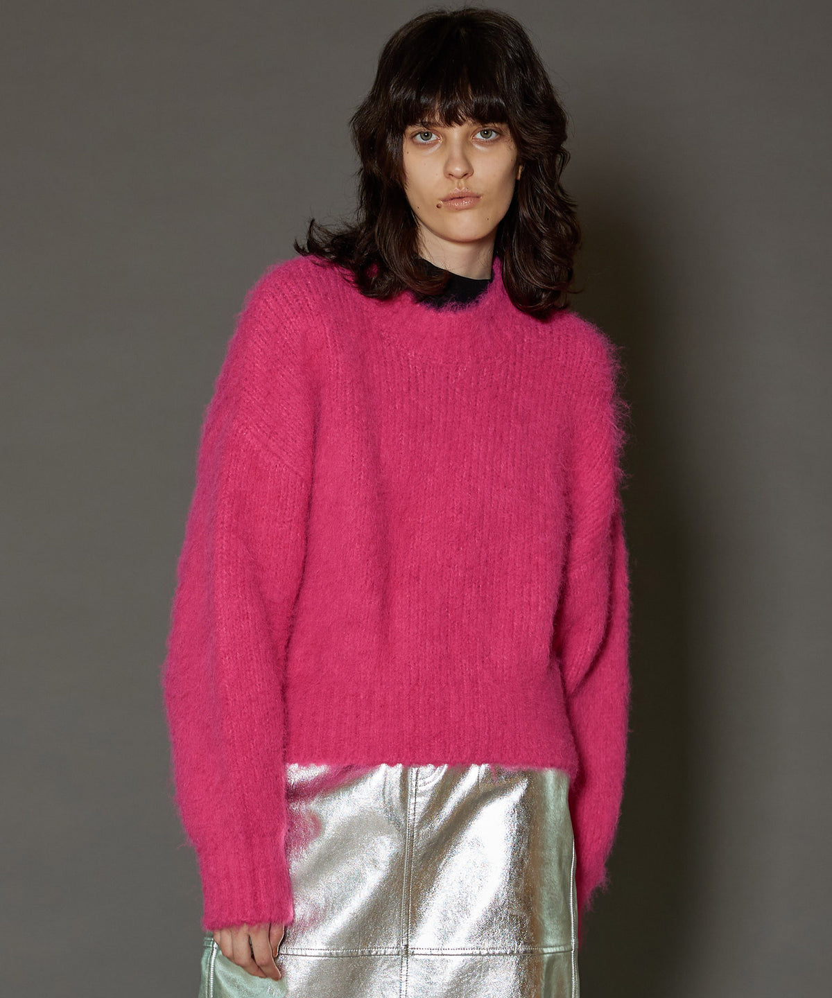 【SALE】Many Color Shaggy Knit Pullover