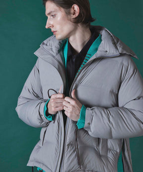 Stretch Nylon Prime-Over Down Jacket