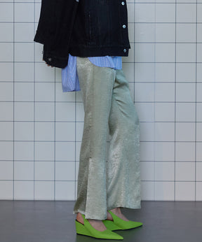 【SALE】Double Satin Flare Pants