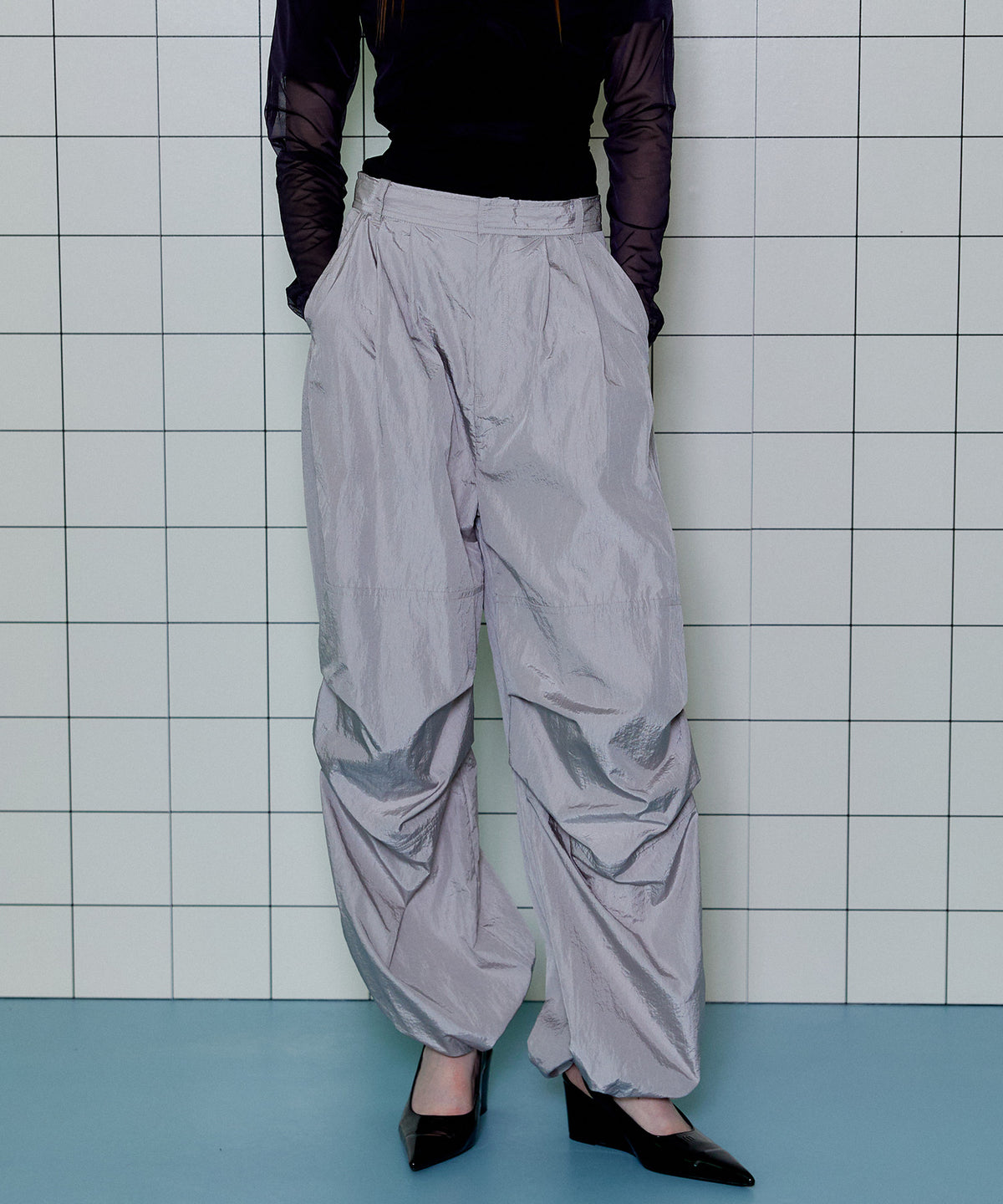 【SALE】Color Parachute Pants