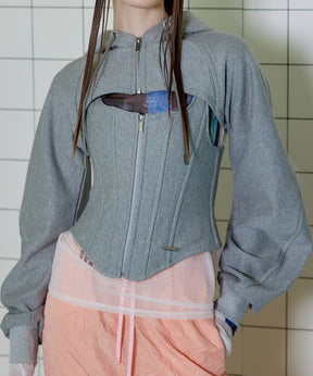 【SALE】Multiway Corset Hoodie