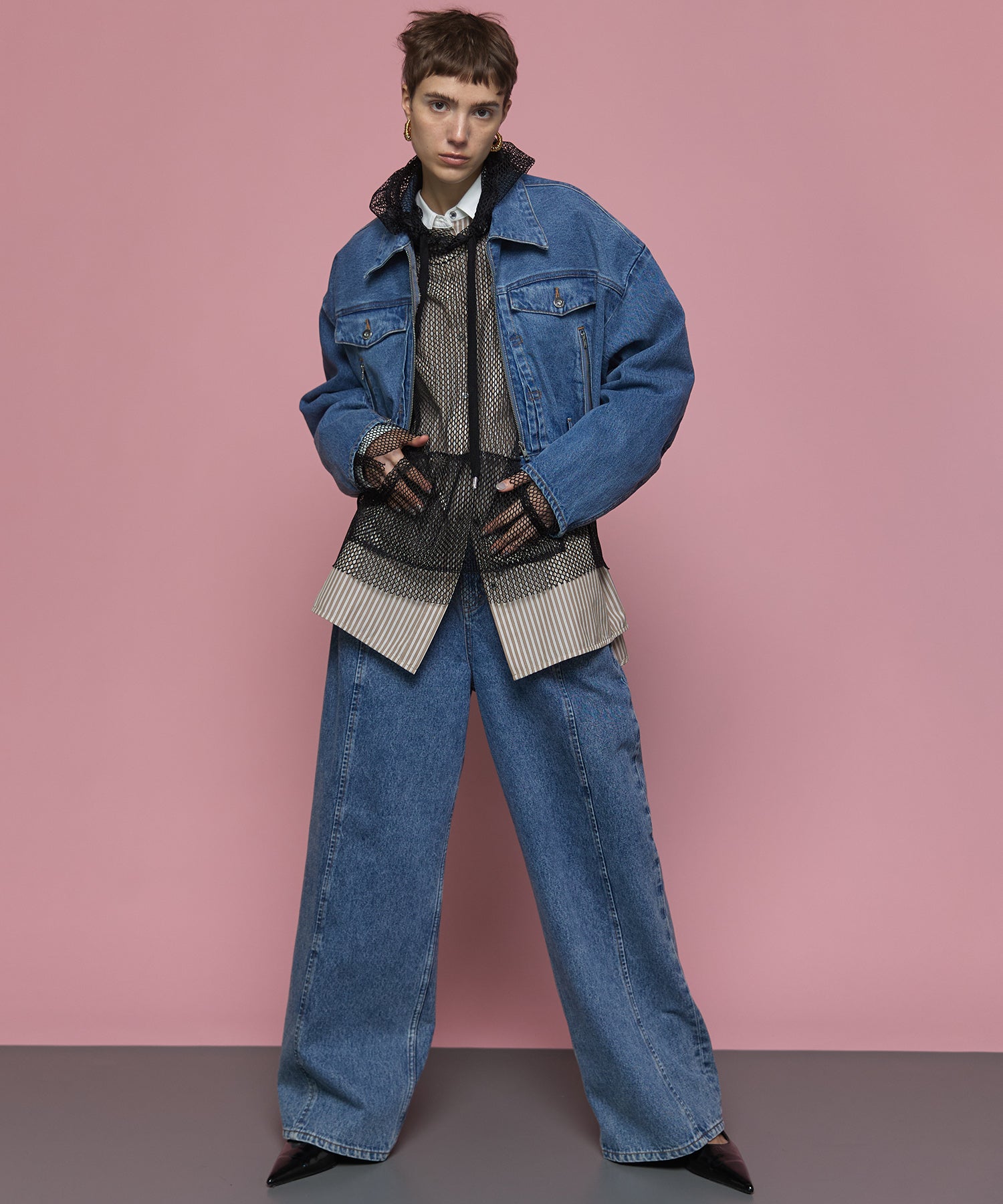 Multiway Denim Coat