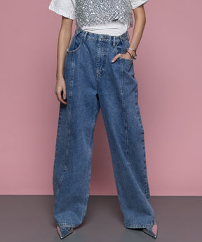 2way Waist Denim Pants