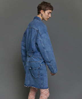 Multiway Denim Coat