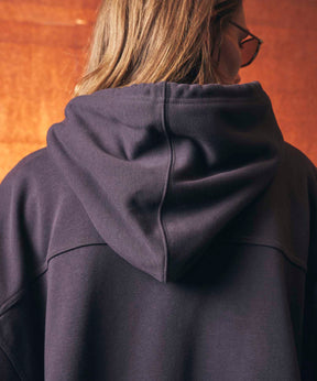 Heavy-Weight Sweat Prime-Over Side Zip Pullover Hoodie