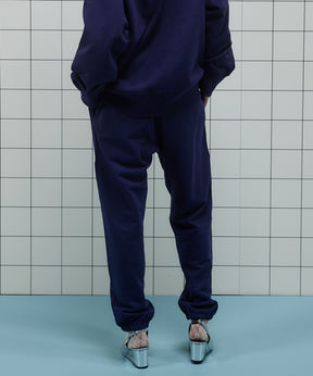 Connecting Embroidery Sweat Pants