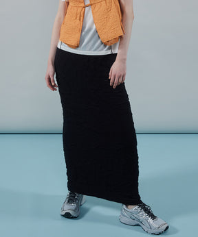 【SALE】Bumpy Knit Tight Skirt