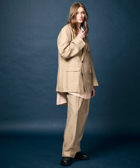 【LIMITED EDITION】Dress-Over Peaked Lapel Double Tailored Jacket