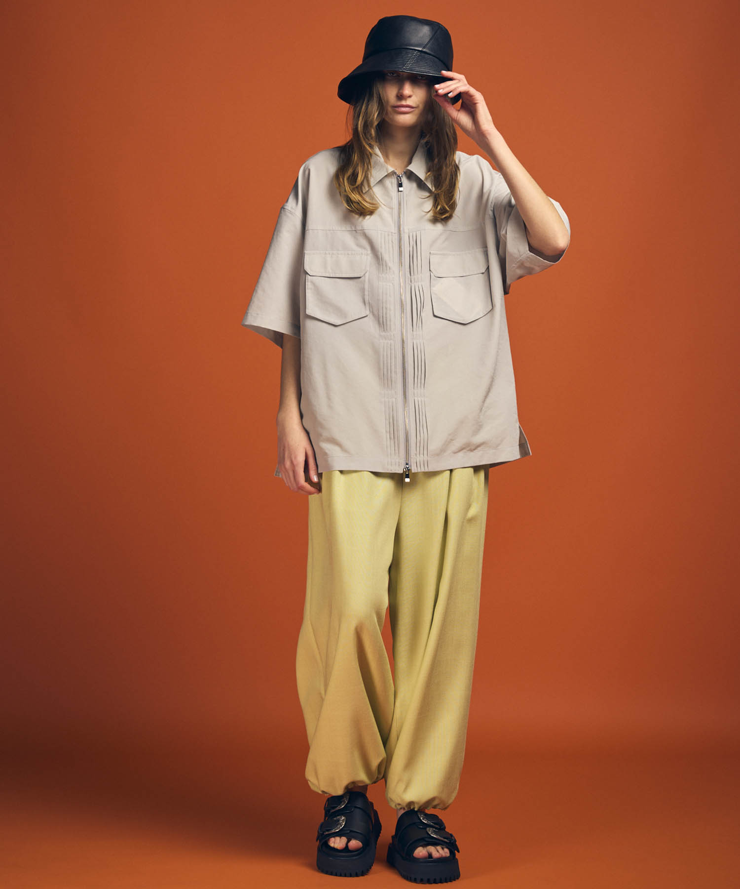 Buzzam-Tuck Prime-Wide Pants