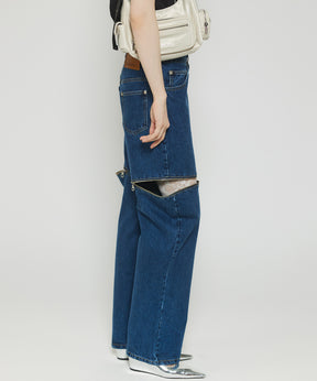 Side Slash Denim Pants