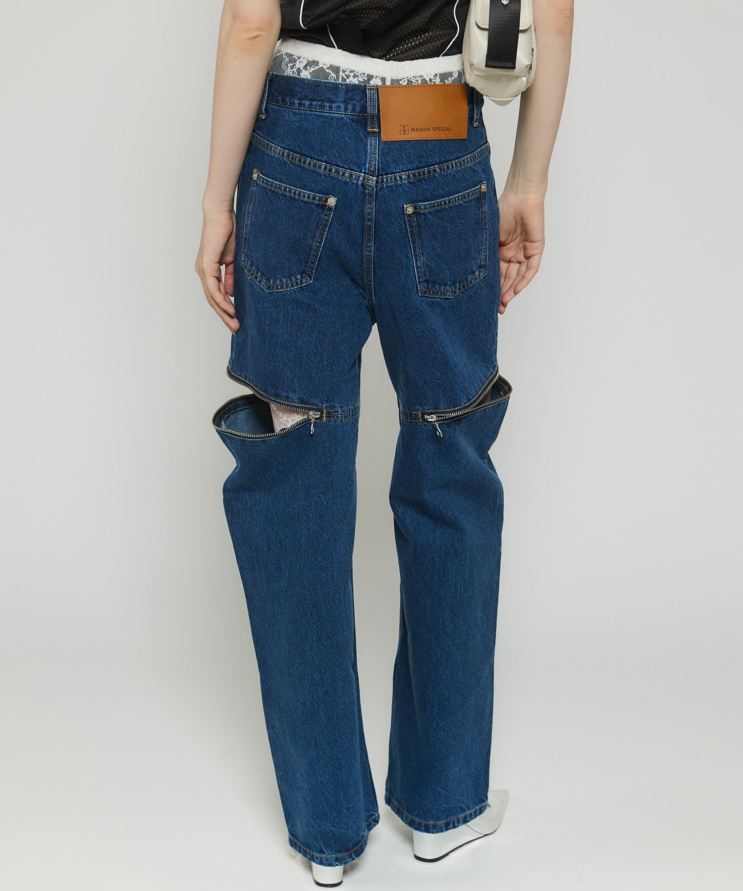 Side Slash Denim Pants