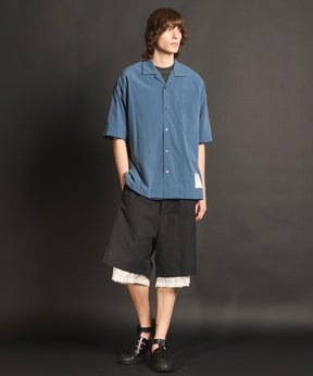 Dry Touch Prime-Over Short Sleeve Open Collar Shirt