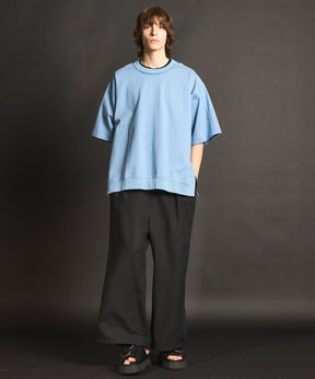 Heavy-Weight Cotton Prime-Over Side Zip T-Shirts