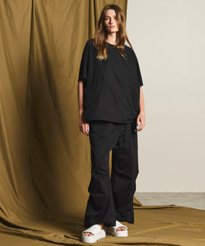 Cotton Belted Snow Wide Pants