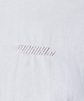 Powder Bleach Logo Embroidery Sponsored Prime-Over Crew Neck T-Shirt