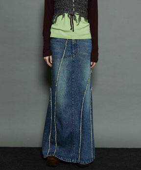 【PRE-ORDER】Cellulose Denim Maxi Skirt