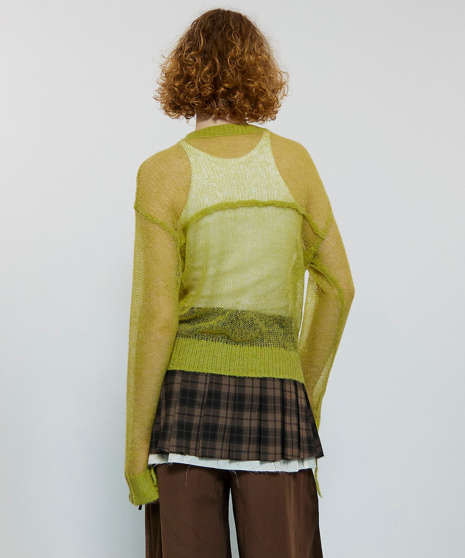 Bright Logo Sheer Knitwear