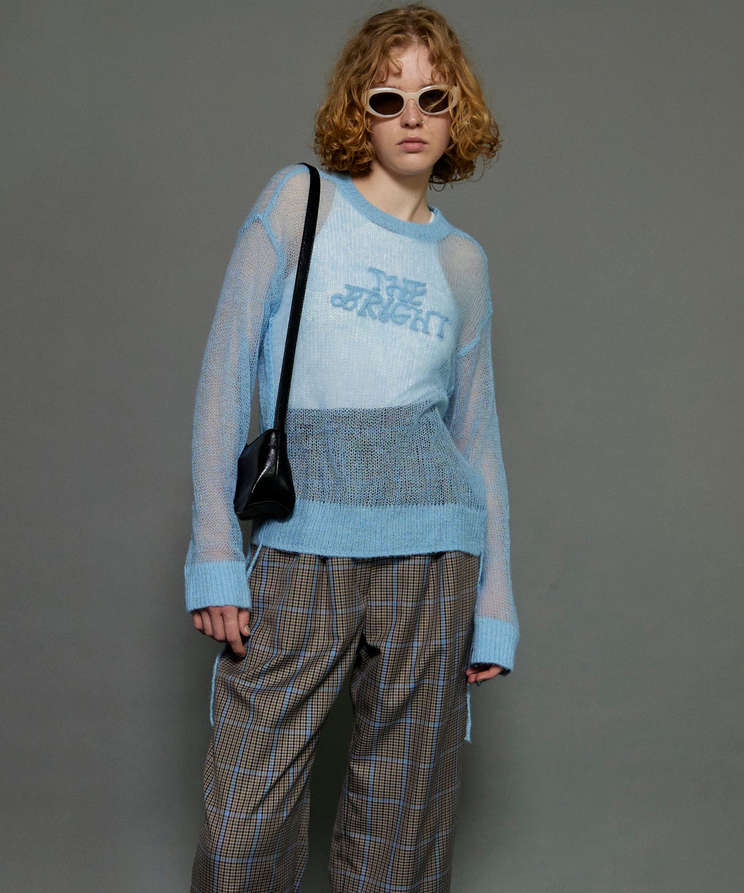 Bright Logo Sheer Knitwear