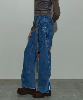 Double Waist Twisted Denim