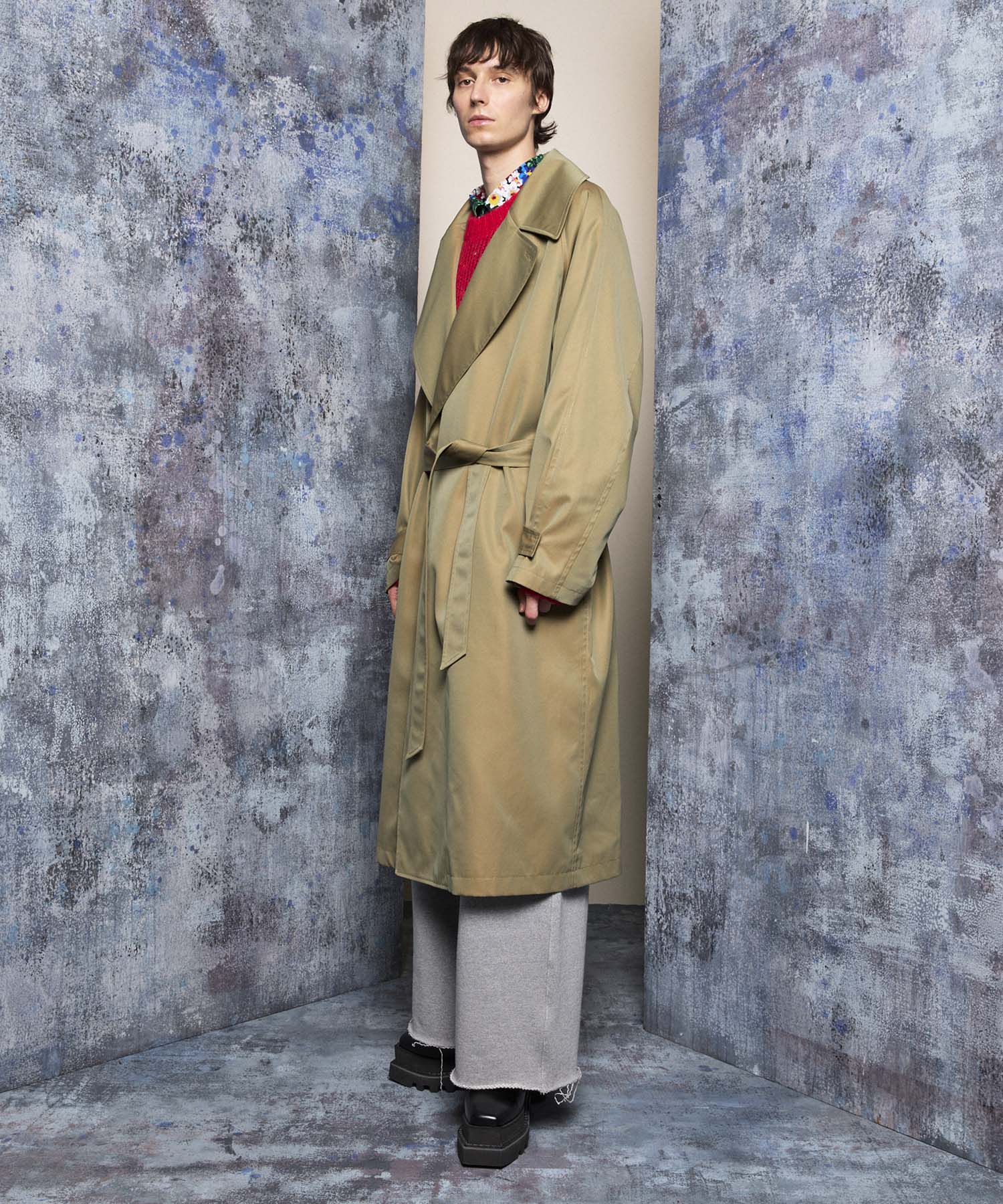 120/2/2 Suvin Cotton Gabardine Prime-Over Ulster Coat