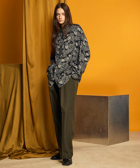 Wool Mix Prime Wide One-Tuck Wide Pants