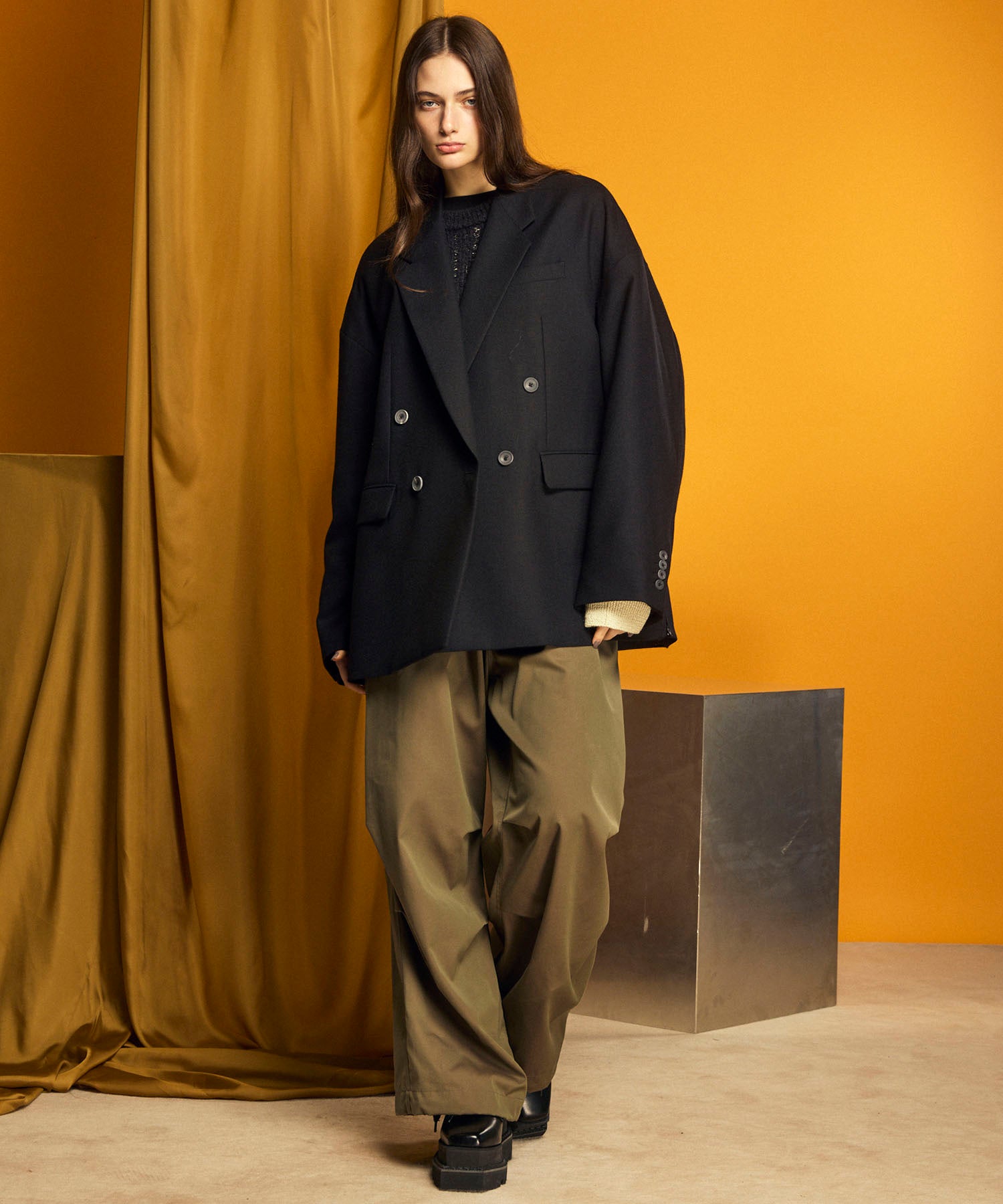 120/2/2 Suvin Cotton Gabardine Prime-Wide Snow Pants