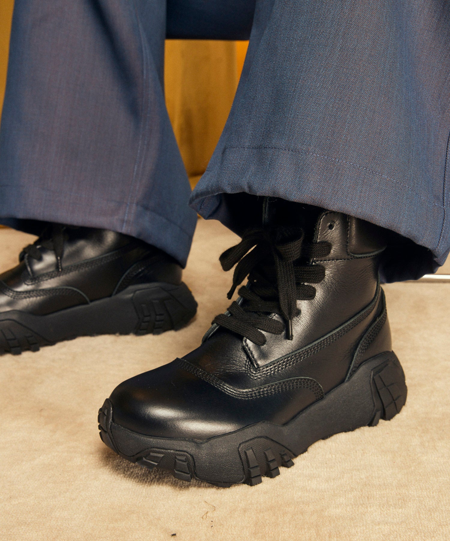 【SPECIAL SHOES FACTORY COLLABORATION】Vibram Sole Lace-Up Boots Made In TOKYO