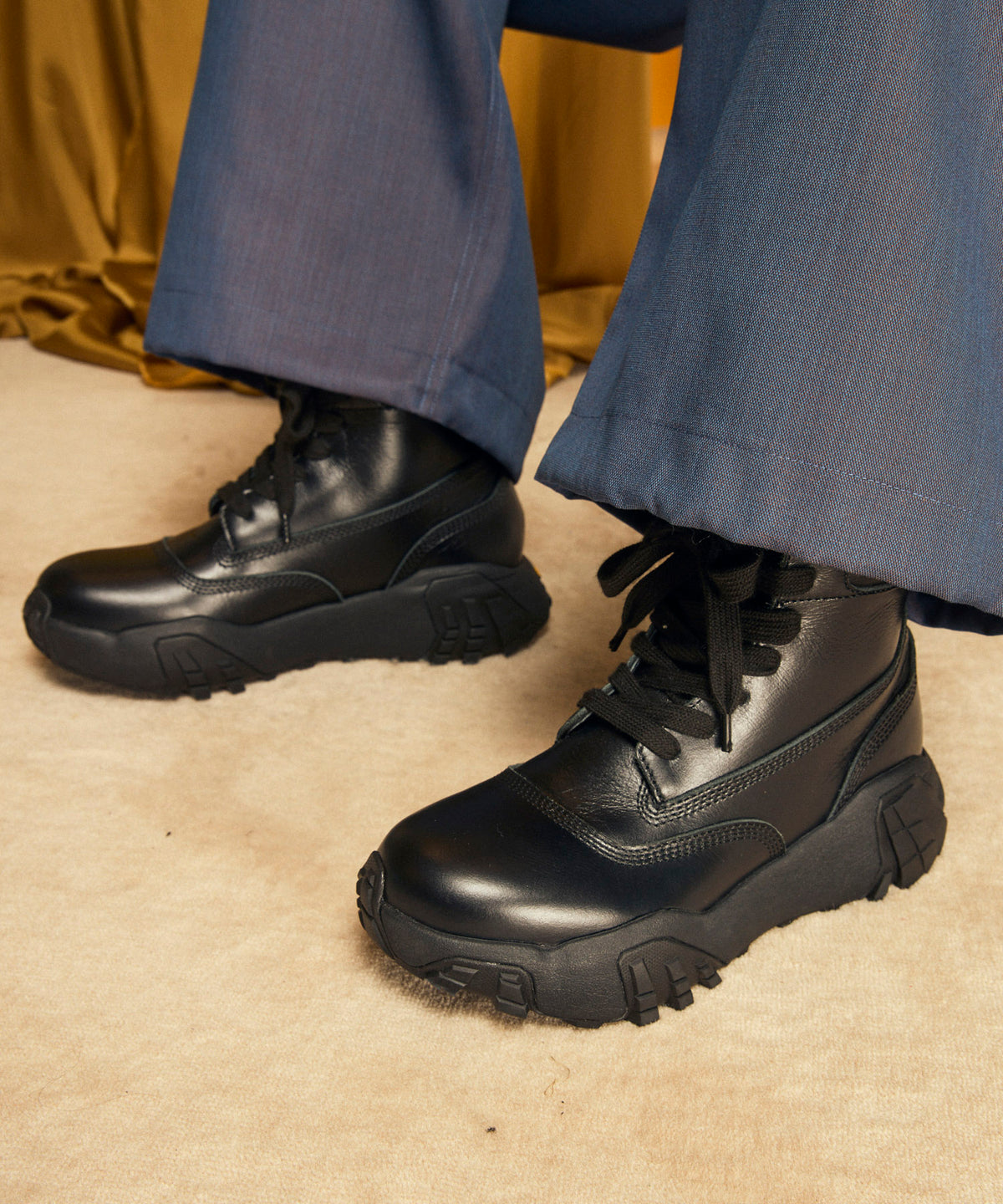 【SPECIAL SHOES FACTORY COLLABORATION】Vibram Sole Lace-Up Boots Made In TOKYO