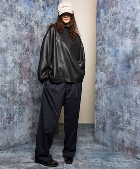 Wool Mix Prime Wide One-Tuck Wide Pants