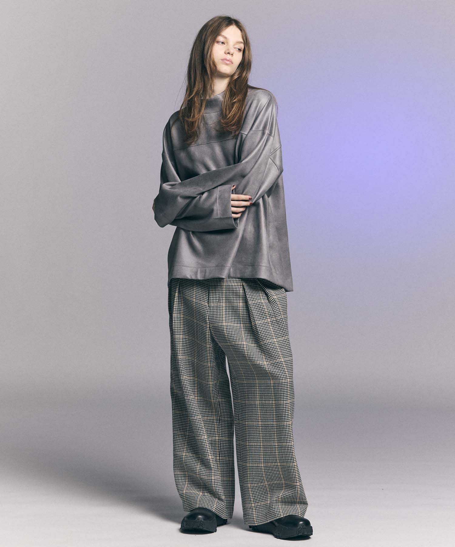 【Italian Dead Stock Fabric】Prime-Wide Two-Tuck Pants