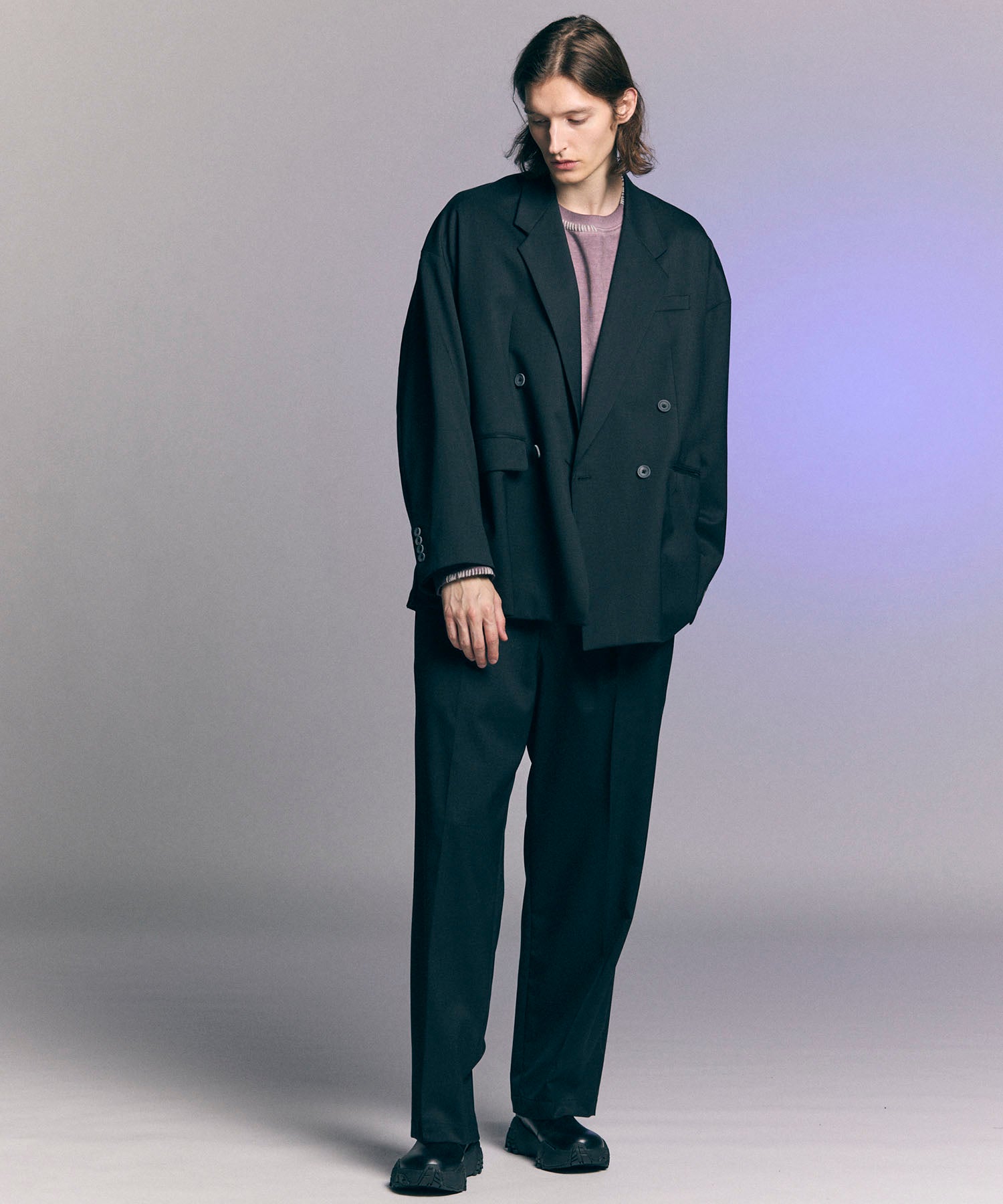 Wool Mix Prime-Over Double Tailored Jacket