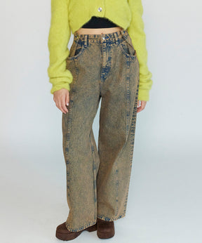 2way Waist Denim Pants