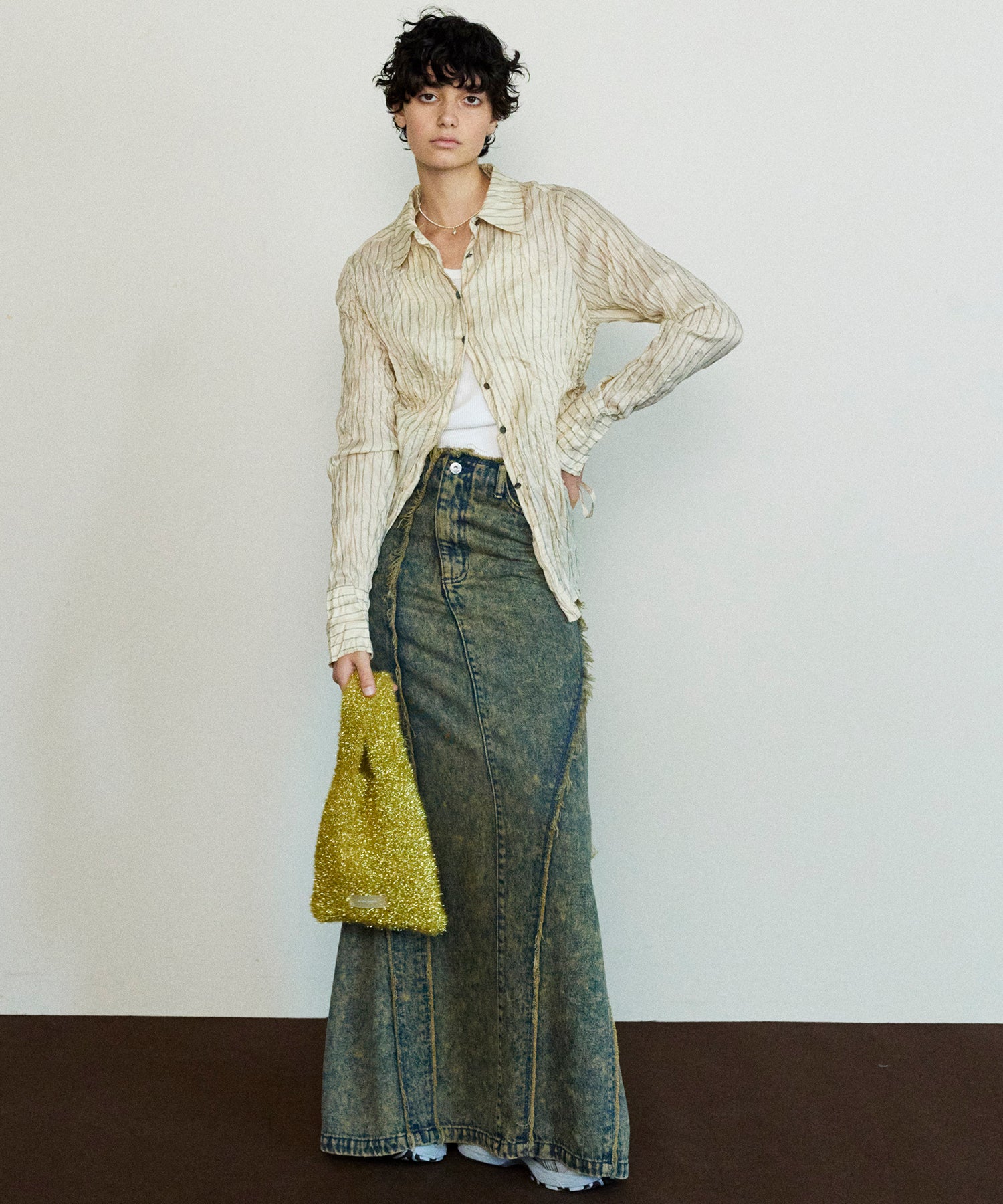 【PRE-ORDER】Cellulose Denim Maxi Skirt