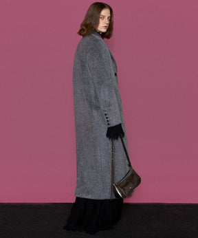 Mohair Shaggy Long Coat