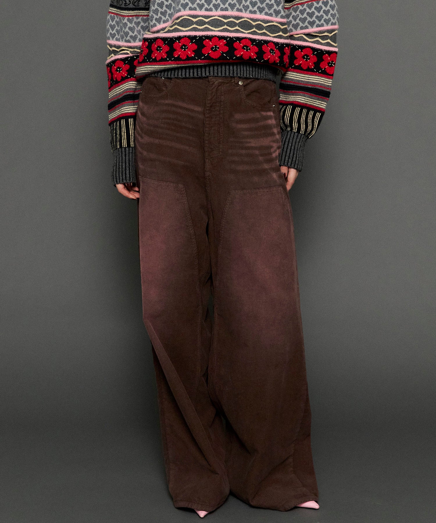 Corduroy Baggy Pants