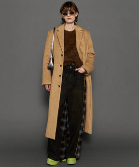 Mohair Shaggy Long Coat