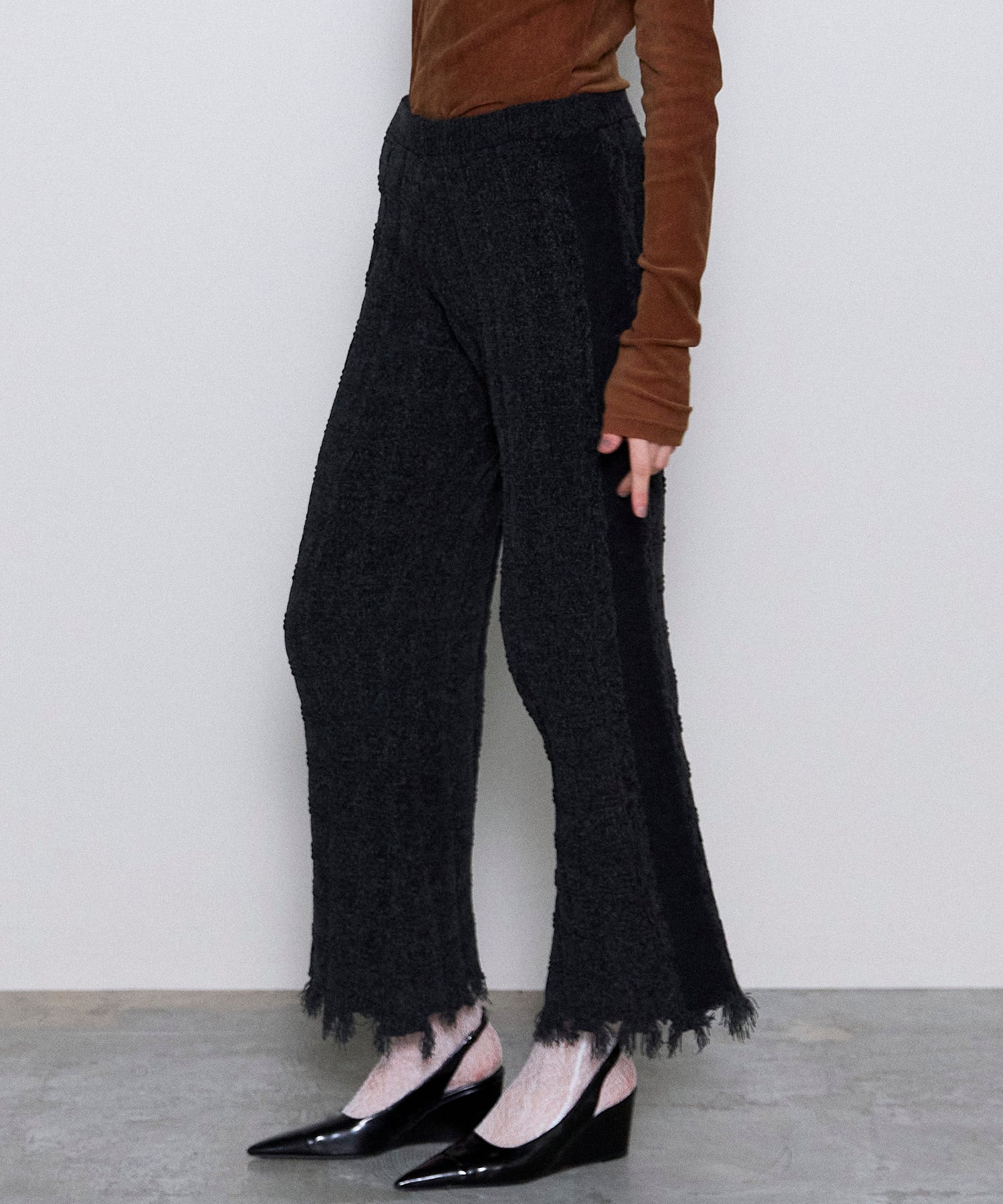 Kable Knitting Border Pants