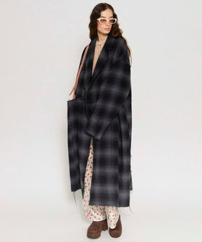 Reversible Cut Off Oversized Coat