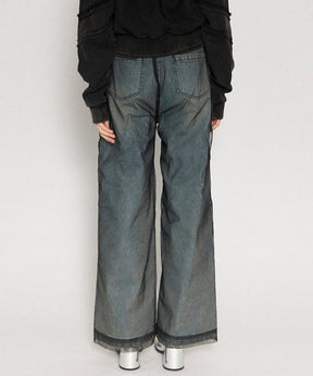 Tulle Layer Denim Pants