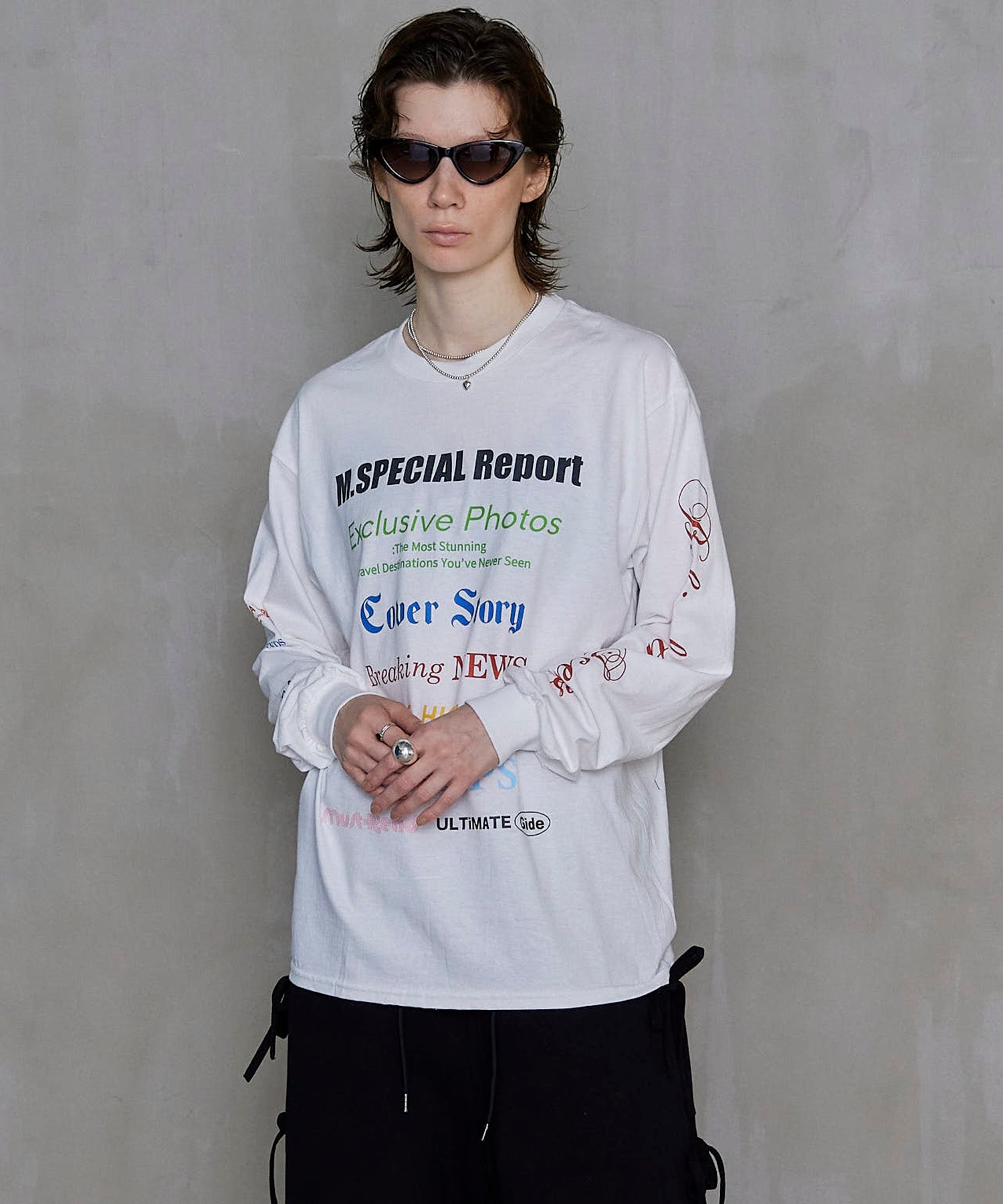 MAGAZINE HEADING Long Sleeve T-shirt