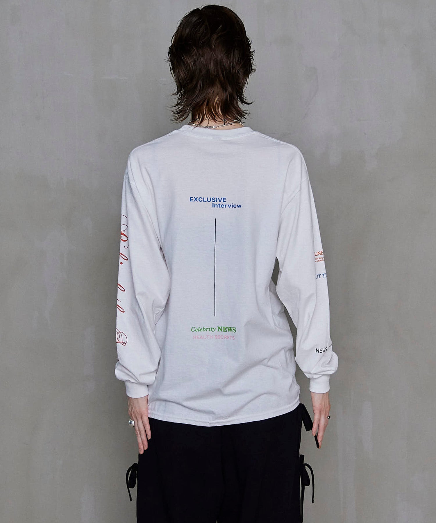 MAGAZINE HEADING Long Sleeve T-shirt