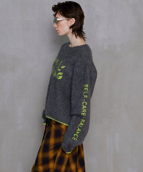 WELLBEING Logo Jacquard Knit Sweater